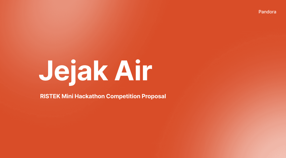JejakAir project hero