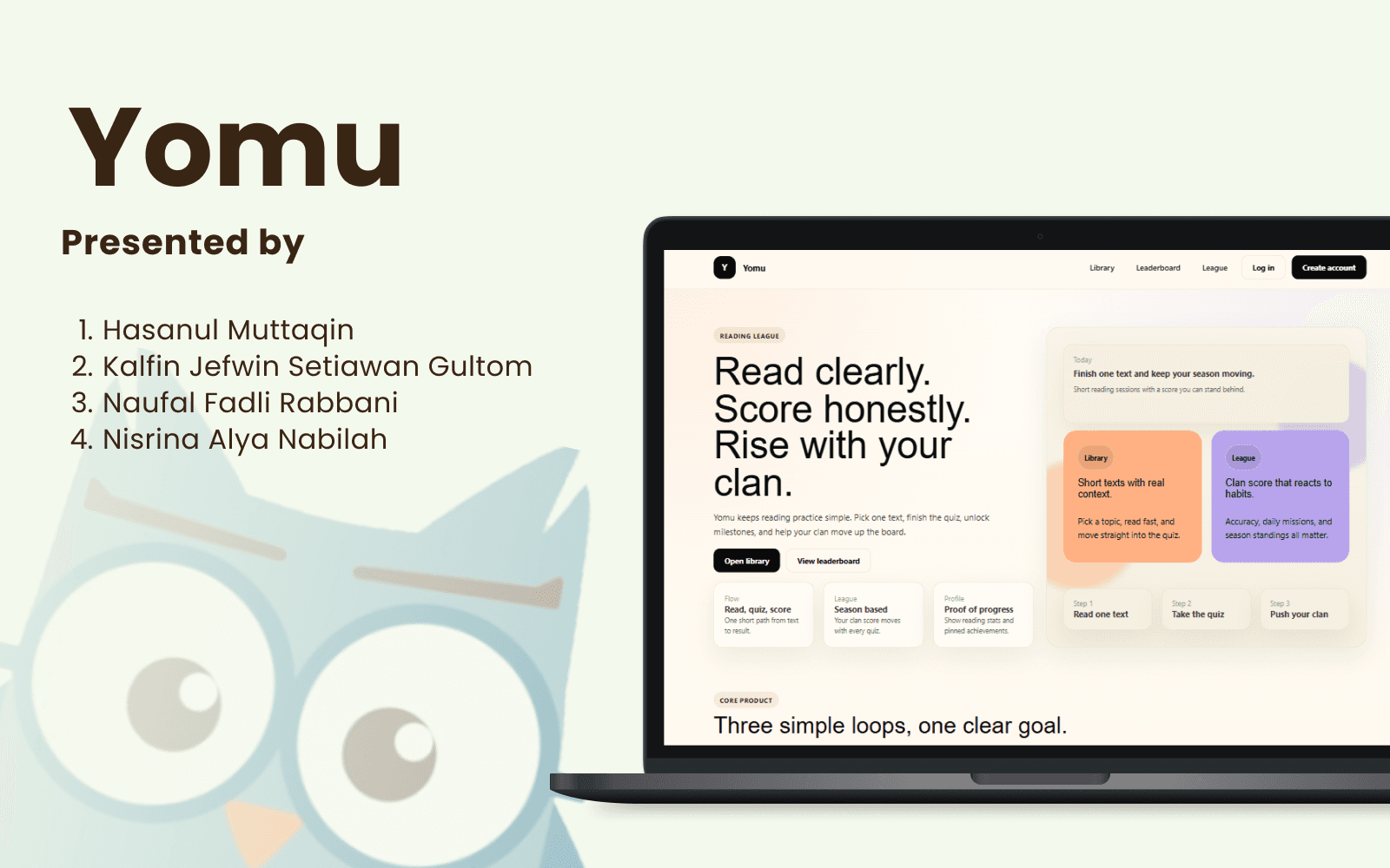Yomu project hero